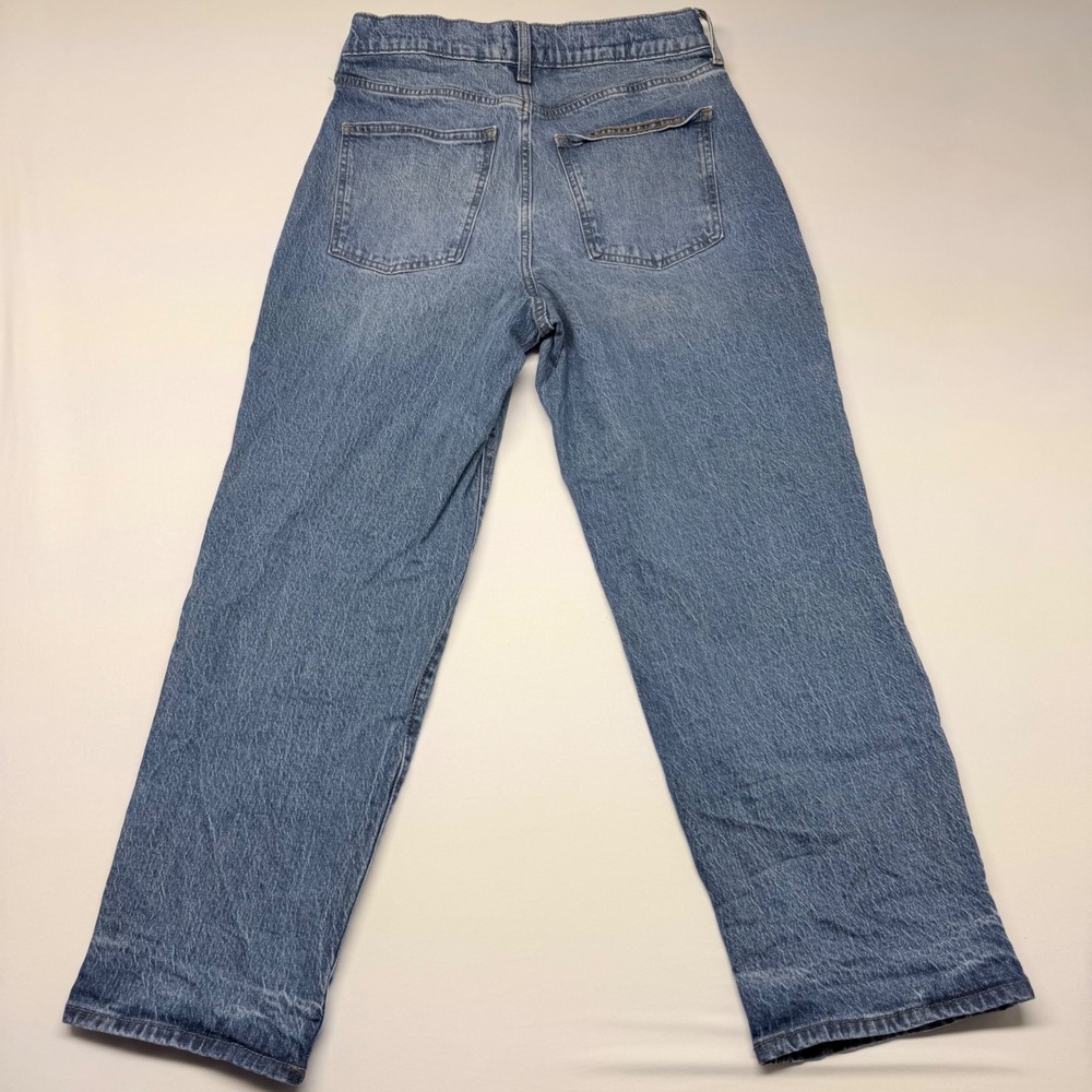 Universal Thread Vintage Straight Jeans Womens 8R Medium Wash High Rise - Picture 2 of 10
